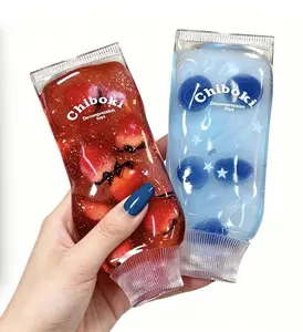 TikTok-Trending Clear Transparent Toothpaste Squishy Toy - Slow-Rising Soft Squeeze Fidget Toy, Portable Desk Stress Relief Gift for Kids, Plus Electric Dirt Bike with Brakes & Cute Plim Clown Anime Doll Set Textured Gel Butter Stick Slime Silicone Cheese