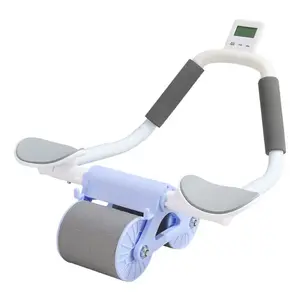 Automatic Rebound Ab Roller Wheel with Elbow Support, Home Workout Equipment for Abs & Core Training ，Mother's Day gift