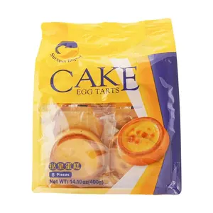 Success Import Egg Tarts Shape Cake 14.1oz 8 Pieces Soft Fluffy Mini Cakes with Rich Cheese & Premium Flour for Breakfast or Afternoon Tea Snack Dessert