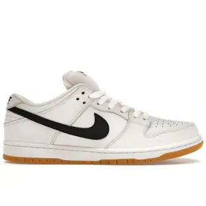 Nike Men's SB Dunk Low Orange Label White Black (2019) Skateboarding Shoes, from StockX