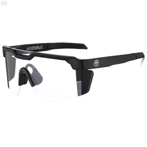 luxury Heat Wave sunglasses sport Conjoined lens cycling Women men sun glasses UV