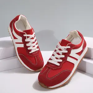 Women's Cozy Retro Sneakers Black & White Color Comfortable Walking Non-Slip Indoor Outdoor Shoes