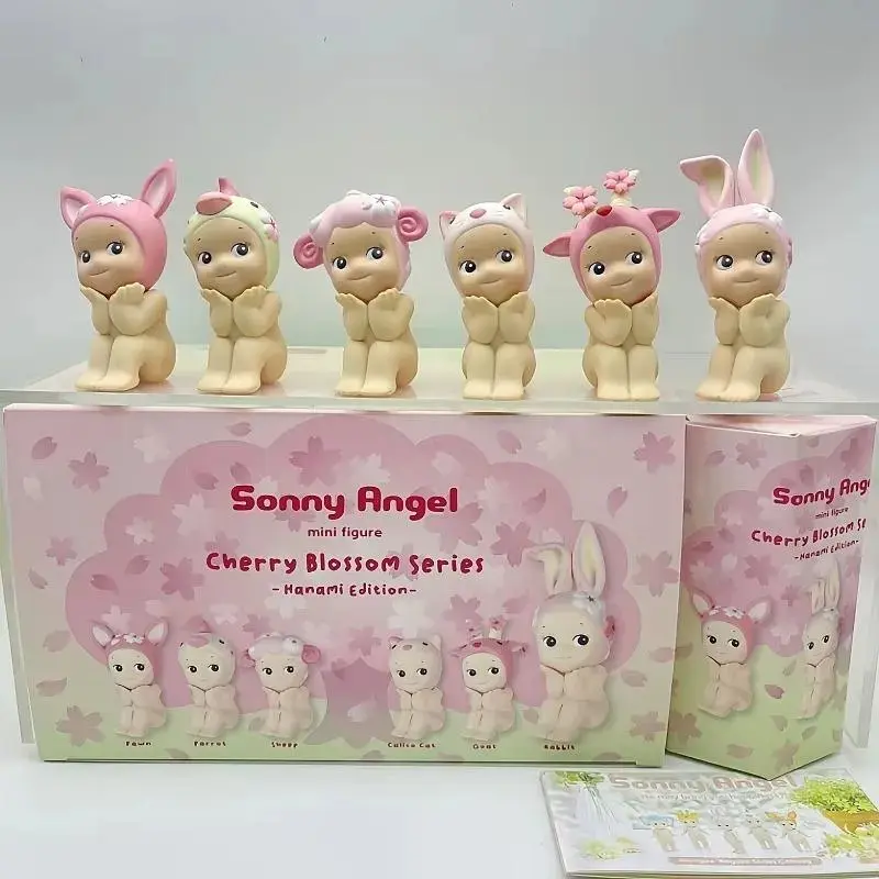 Sonny Angel Cherry Blossom Series - Hanami Edition – Mystery Mini Figures Everyone Wants | Cute Kawaii Gift for Blind Box Lovers