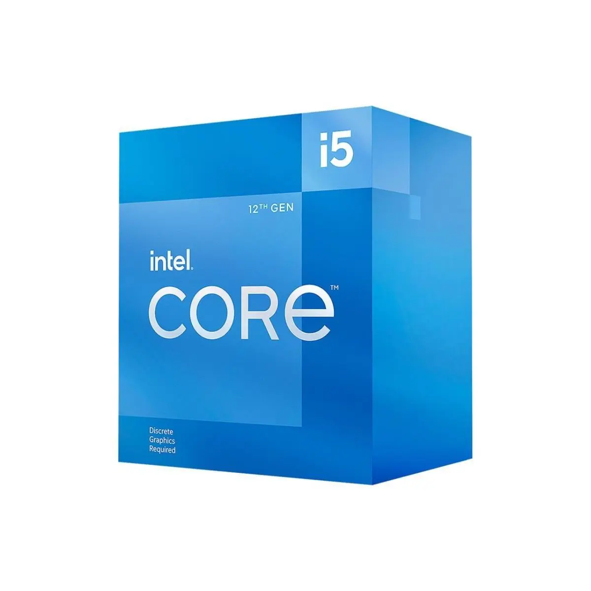 Intel Core i5-12400F 12th Gen Alder Lake Desktop CPU - 6-Core, 12-Thread, 10 nm, 2.5 GHz-4.4 GHz, LGA 1700, 65W, 18MB, Optane Support, AVX 2.0, AES Support - High-Performance Computer CPU Processors for Desktop Systems