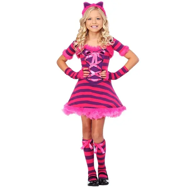 Child Sassy Wonderland Cat Costume