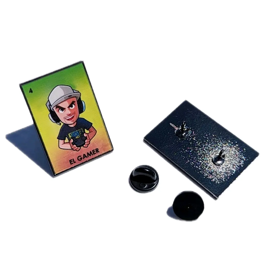 El Gamer Pin Loteria Pin For Caps Clothing Enamel Badge Mexican Game Pin