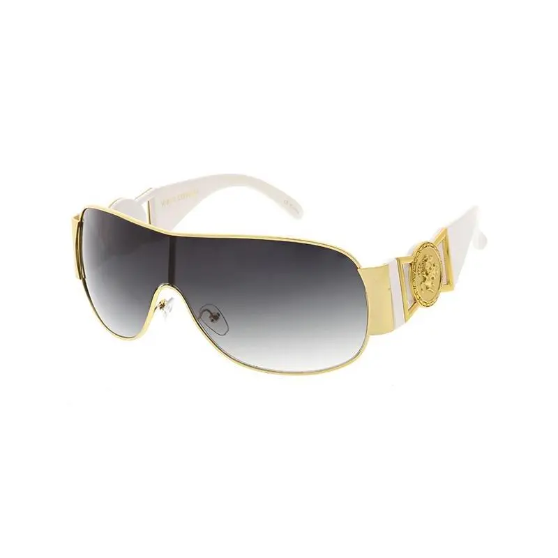 Vivant Horizon Shades Elegant Luxury Large Shield Oversized Eyewear Metal Frame 100% UV Protection Stylish Design Comfortable Fit Sunglasses Tiktok Shop Glasses