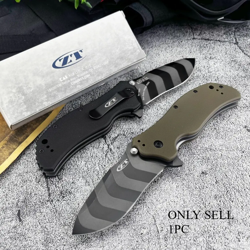 Best-Selling High-Hardness 0350 Mini Folding Knife – Portable Survival Gear, Camping, and Outdoor Knife  EDC Cutting, Exploration, Fishing, and Jungle Tool with D2 Blade and G10 Handle Survival Tools