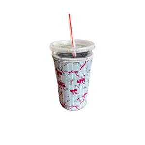 Holly & Ribbon Cup Sleeve