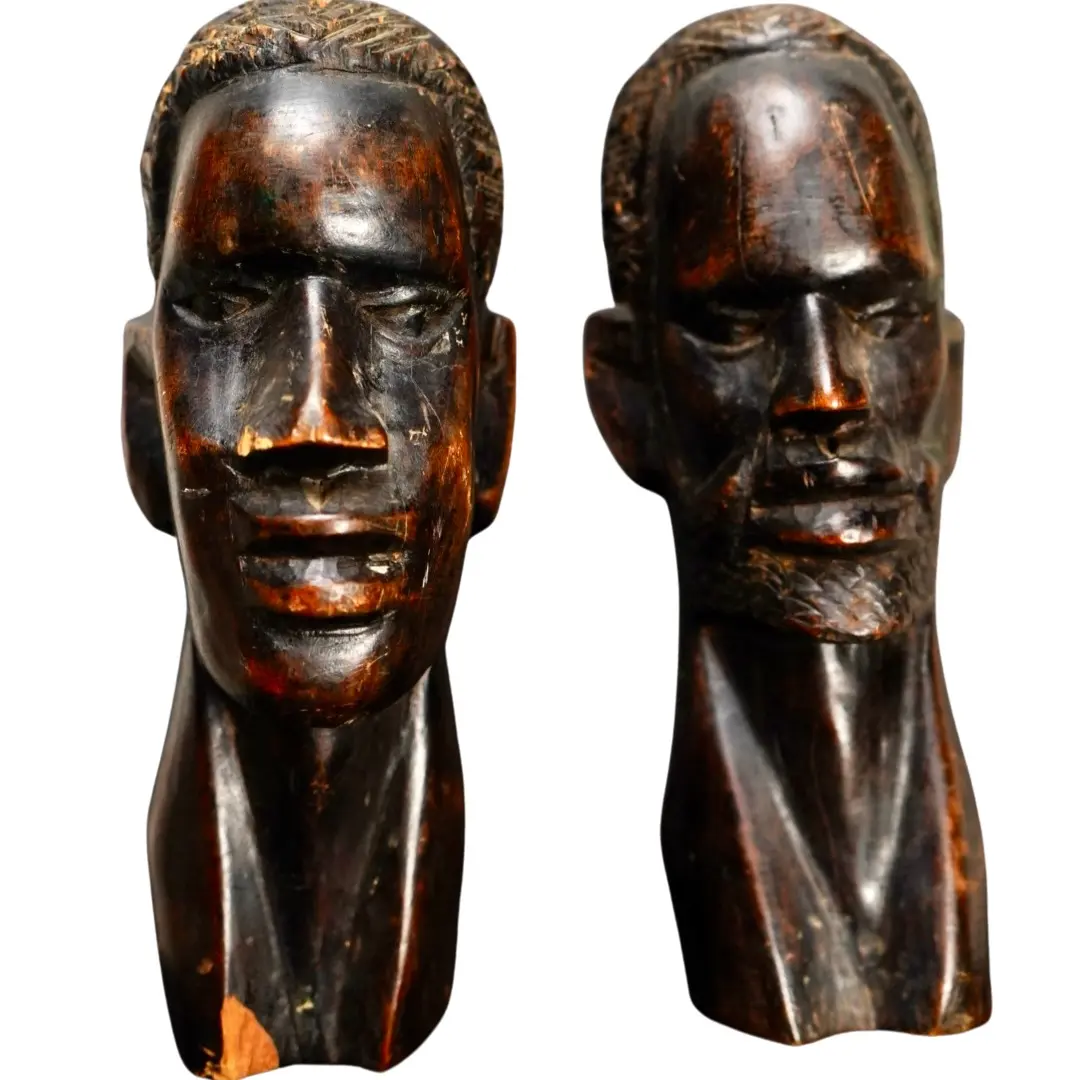 Mombasa Handcarved African Busts