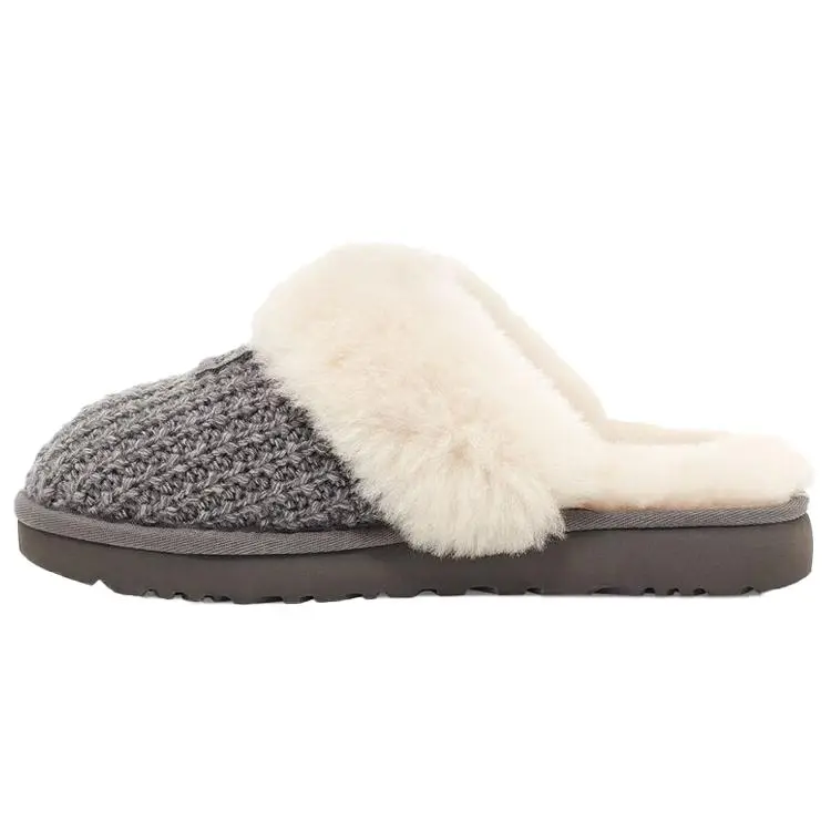 UGG Wmns Cozy Slipper 'Charcoal', Women, Shoe, Classic, Footwear