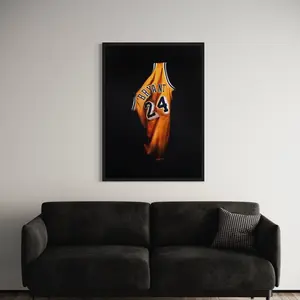 Kobe Bryant Jersey Poster , Product without frame Kobe Bryant Jersey Poster , Product without frame