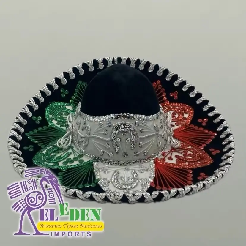 16" Embellished Mariachi Hat