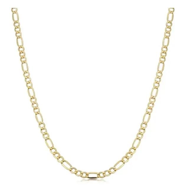 10k Yellow Gold 3.6-mm Figaro Link Chain 10k Yellow Gold 3.6-mm Figaro Link Chain
