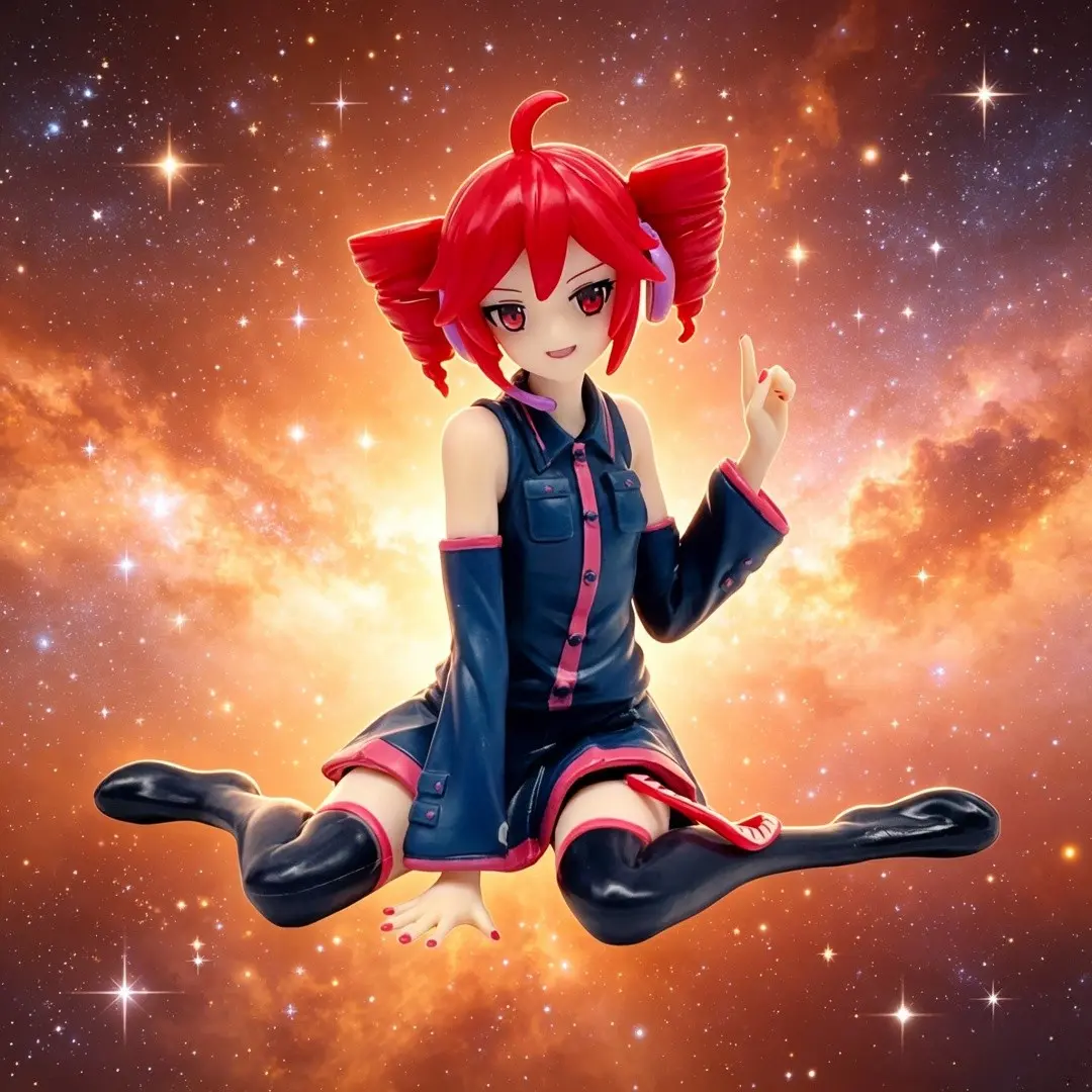 High-Quality Anime Sitting Figure, Collectible PVC Figure, Collectible Figures, Perfect Gift for Anime and Gaming Fans, Ideal Desktop Figurine or Car Ornament, Christmas, Halloween, Thanksgiving Decor, Figurines Decor