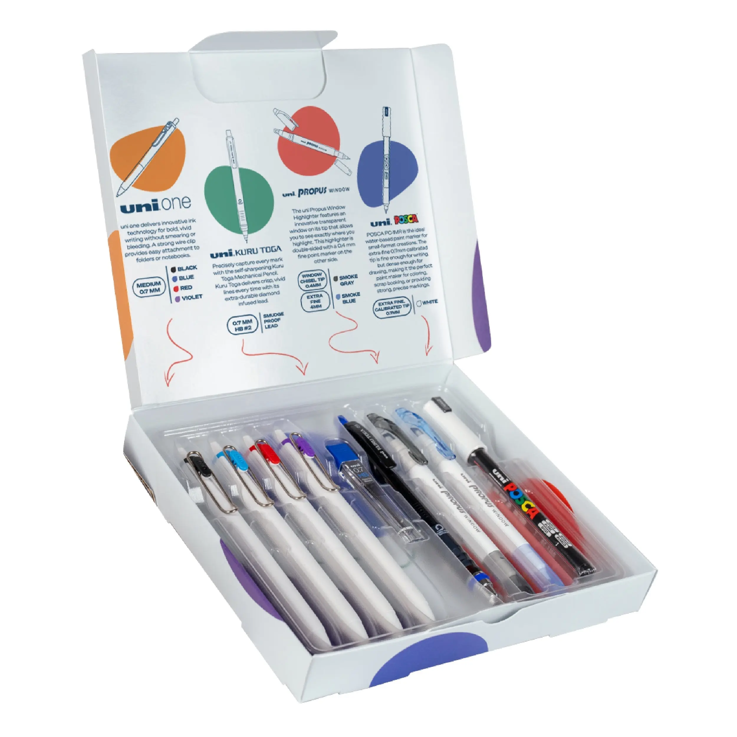 uniball® Fresh Start, Premium Writing Gift Set, Pencil Set, School Office Supplies, School Bundle, Stationery Set