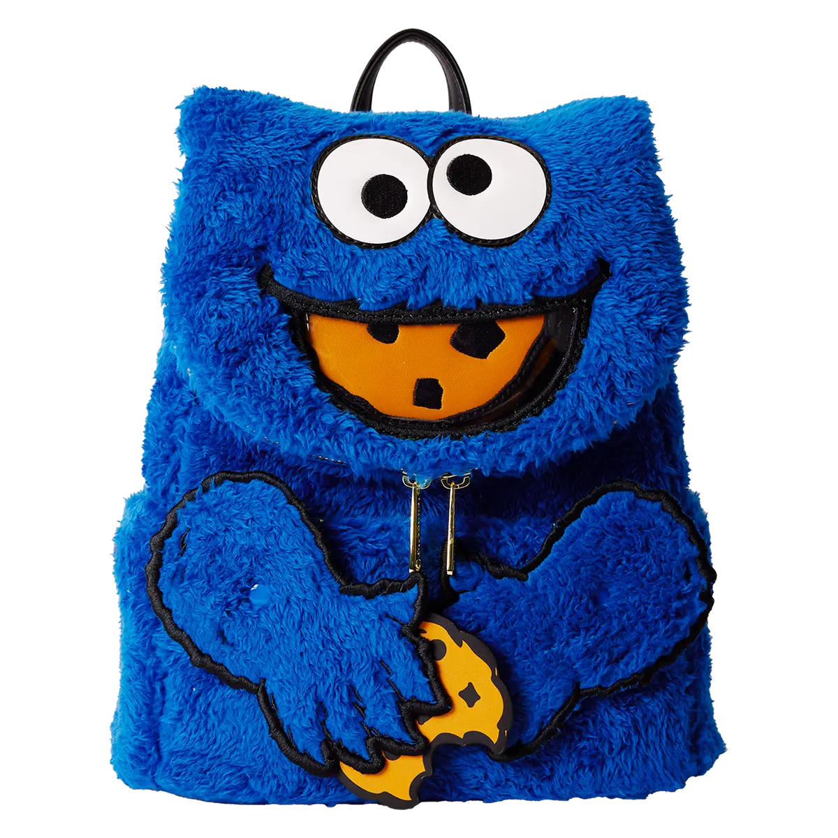 Sesame Street Cookie Monster Plush Mini Backpack