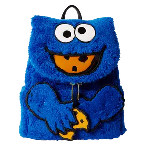 Sesame Street Cookie Monster Plush Mini Backpack