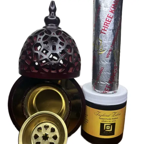 Complete Bakhoor burning set : except lighter is excluded Kit refresh home Aroma Scented  Fragrance