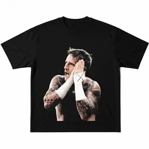 PUNK Wrestling W-WE Tee Wrestling Gift Sports Shirt, Workout T-shirt Menswear Streetwear Soft and Breathable Cotton Premium Print Crew Neck T-Shirt Unisex Style Holiday Gift Trendy Casual Sportswear