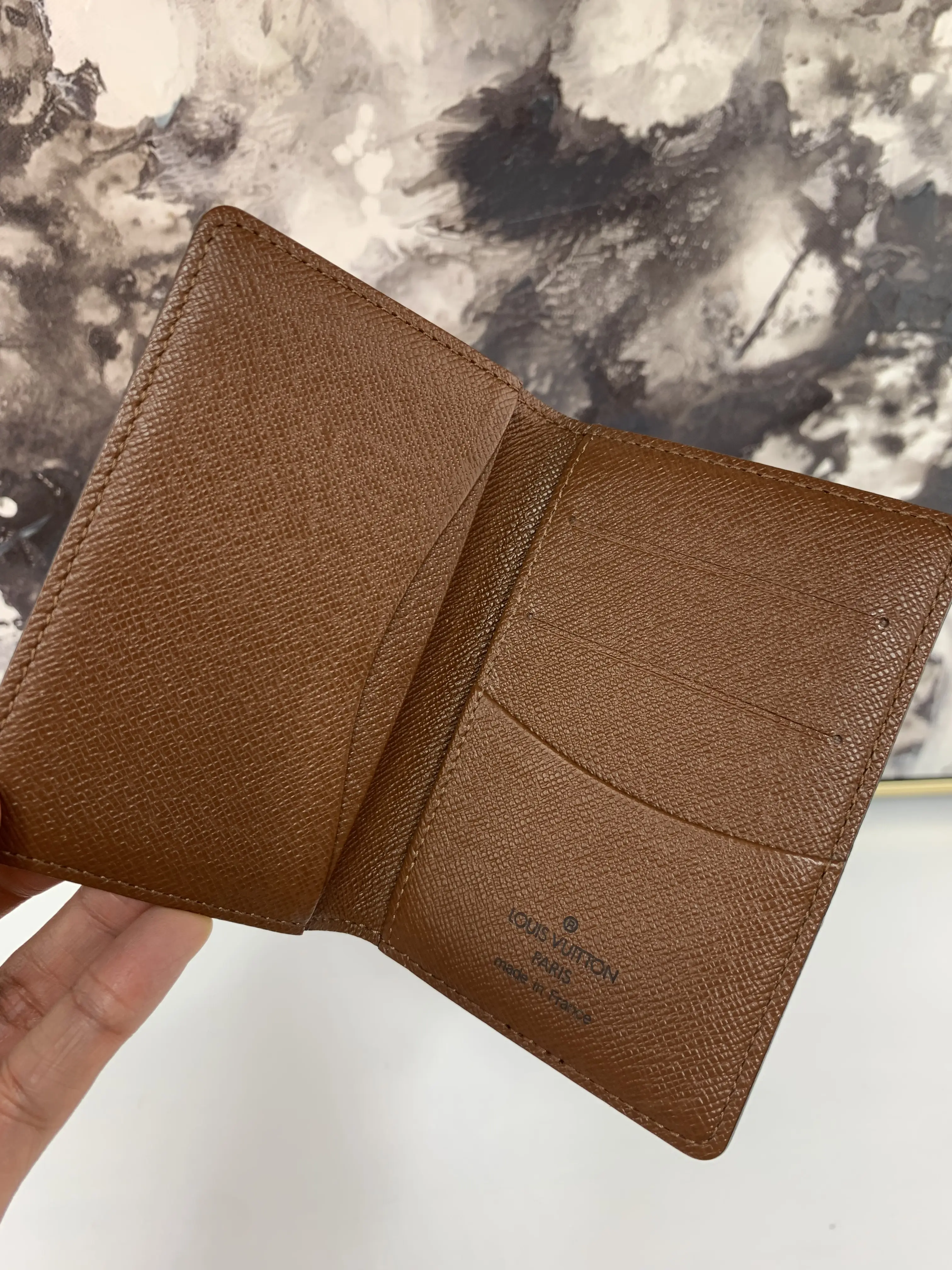 Pre-owned Louis Vuitton canvas Small Leather Goods Card Holder Monogram