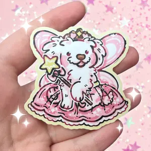 Fairy Princess Puppy ~ Sticker