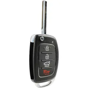 STANDARD GOODS Flip Key for 2013-2015 Hyundai Santa Fe Keyless Entry Remote Fob (95430-4Z100, TQ8-RKE-3F04)