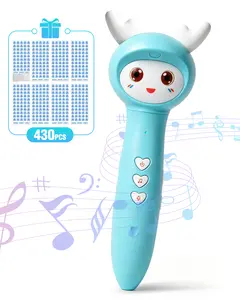 Voice Recording Pen with Recordable Stickers, Touch Activated Audio Recorder for Photos, DIY Sound Labels for Kids Learning, Gifts & Memory Albums