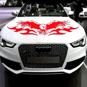 S0118 Flying Eagle Self-Adhesive Ethylene PVC Decal for Cars - Auto Parts Accessory, Exterior Decoration Film for Engine Hood & Side Panels, Summervibes Car Accessories Bundle