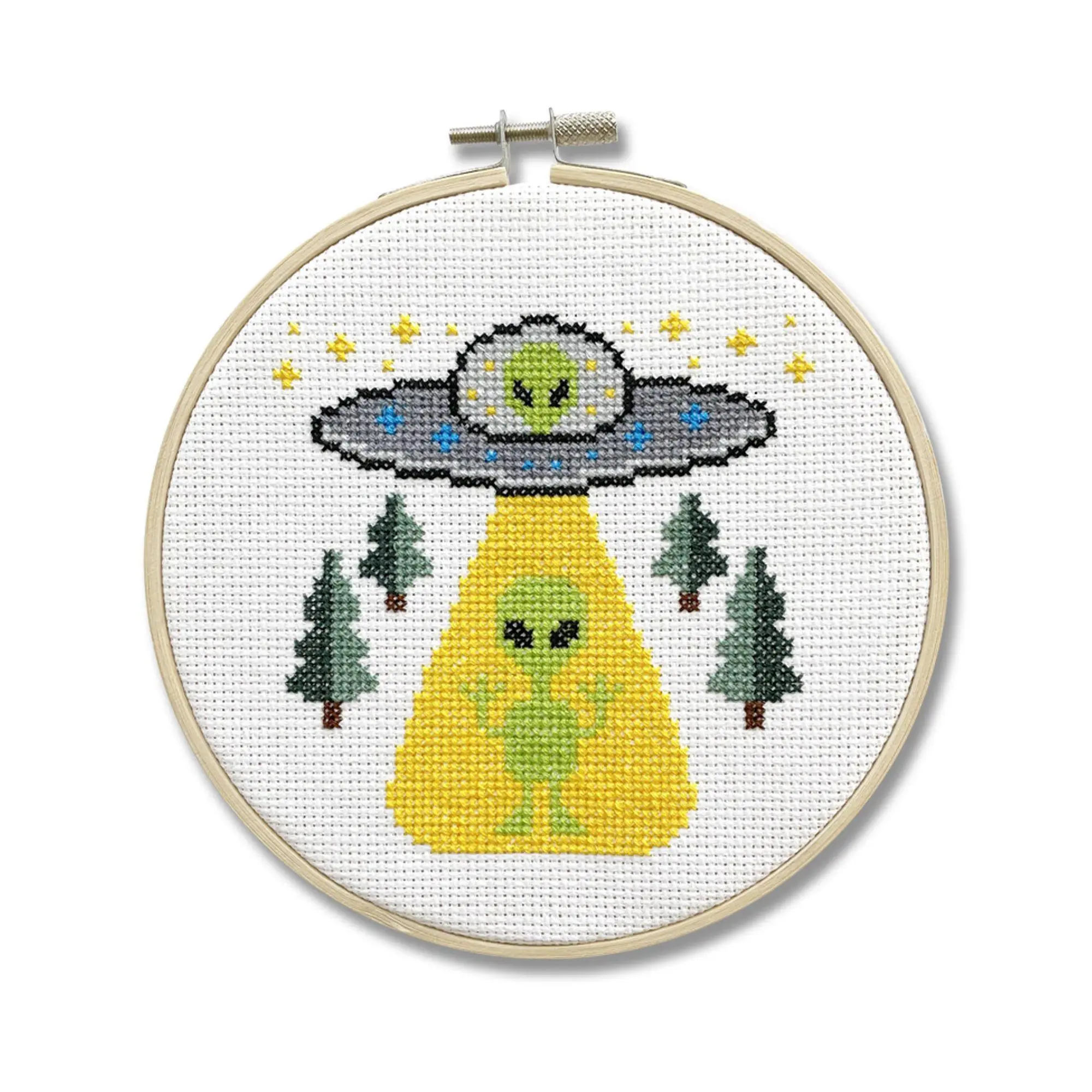 Spot Colors We Are Not Alone Counted Cross Stitch Kit