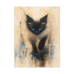 Ragdoll Kitten Walk - Cat Wall Art - Custom Printed Canvas Gallery Wrap - Cat Decor - For Home or Office - Cat Lover Gift -