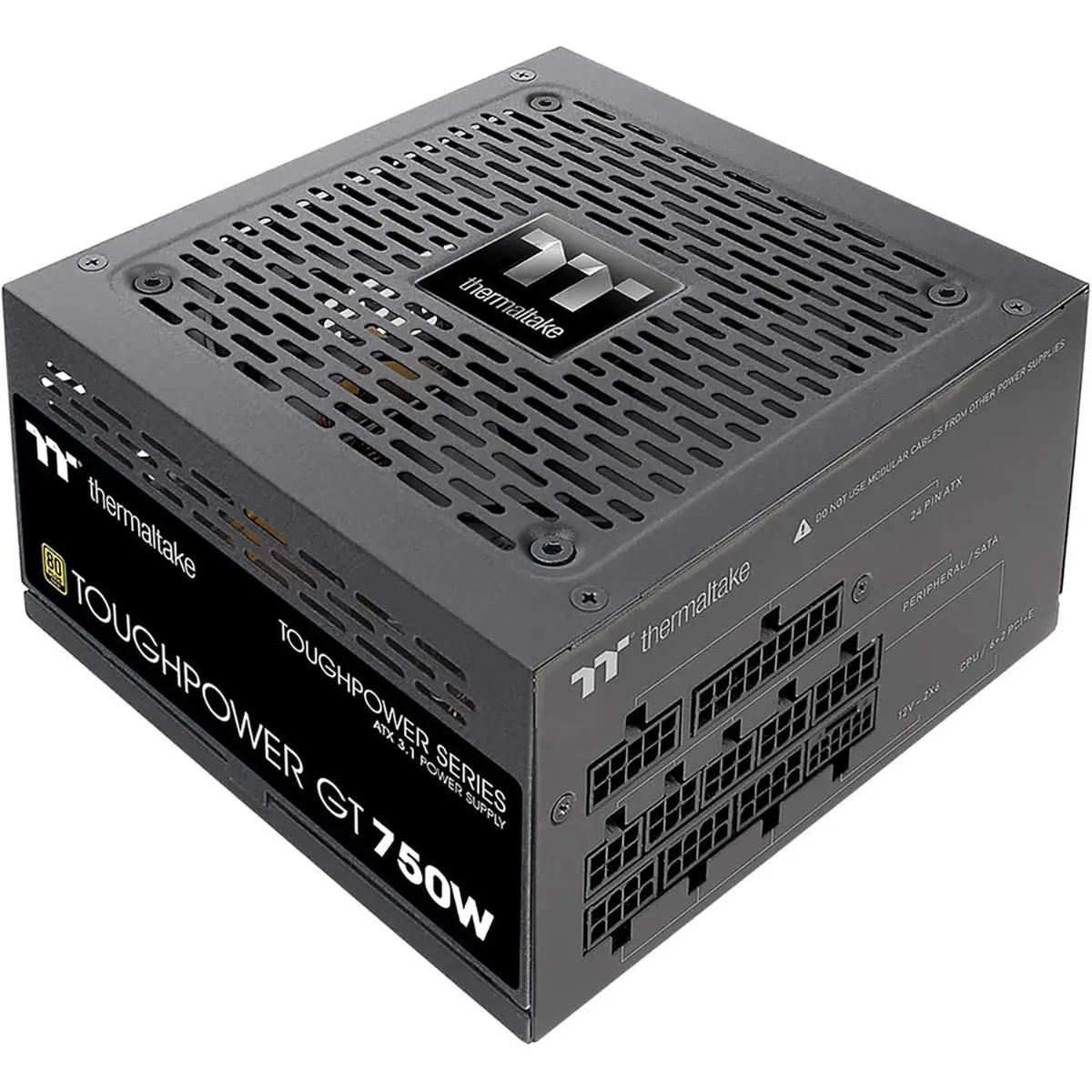 Thermaltake Toughpower GT 750W 80 Plus Gold Certified Fully Modular ATX 3.1 750w Power Supply Unit, Black