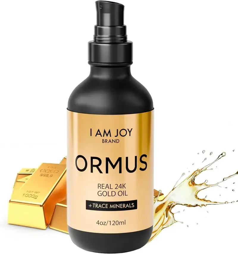 4oz I Am Joy Monoatomic Ormus Gold Oil, solvent-free extraction with platinum & iridium minerals, supports pineal gland care and DNA repair