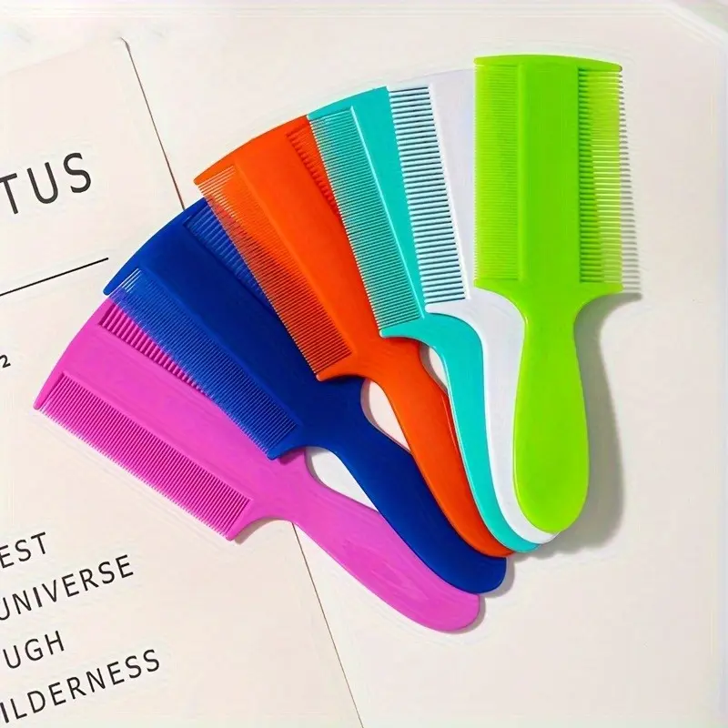 Dandruff Removing Scalp Massager Comb for Adults, Double-Sided Fine Teeth, ABS Plastic Handle, Plastic Bristle, Suitable for Normal Hair Type - Hair Care and Scalp Hygiene Tool, Dandruff Remover Comb