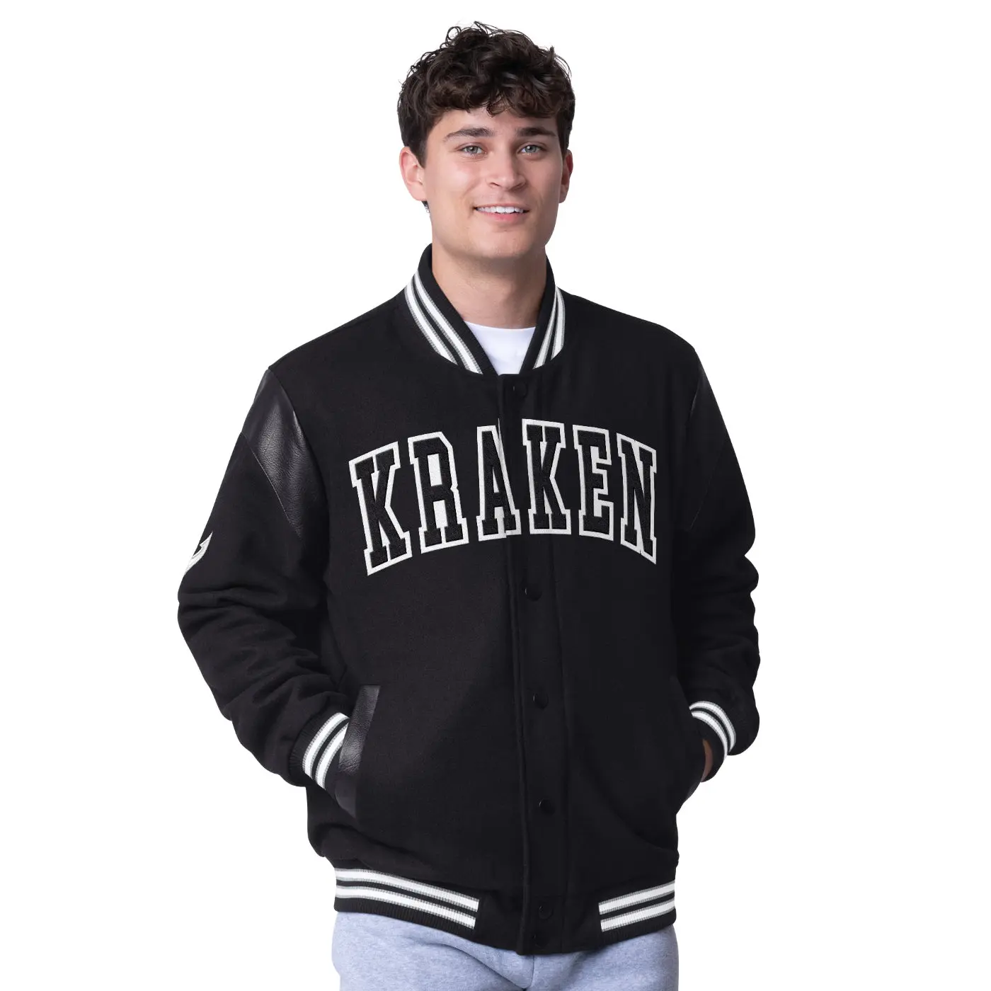 Seattle Kraken Clutch Hitter Varsity Jacket