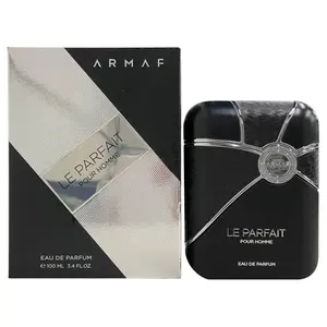 Armaf Le Parfait Pour Homme Aromatic EDP Fragrance Parfum - 3.4 fl oz Boxed Packaged Men's Fragrance, Fresh Appeal Scent with Woody Citrus Amber, Amber Warm Spicy, and Musk Notes