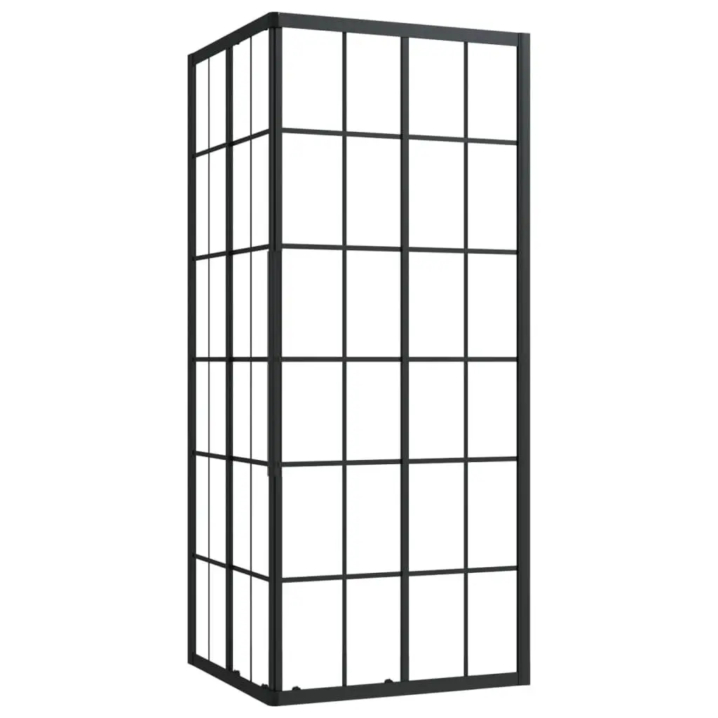 vidaXL Shower Cabin, Shower Enclosure Cabinet, Shower Screen for Bathroom, Shower Cubicle Bathtub Wall Attachment, ESG 31.5"x27.6"x70.9 150769