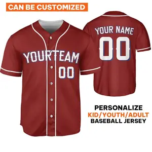Personalize Team Name Number So Cool Maroon Baseball Jersey, Custom Name Jersey Maroon Team, Jersey For Baseball Fans Gift Daddy