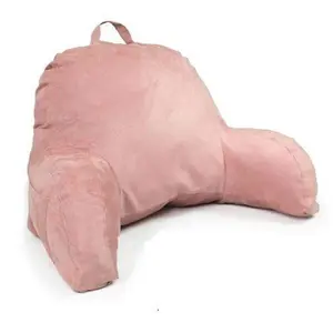 Microsuede Bedrest Pillow - Pink - Reading Pillow