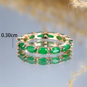 Minimalist Infinity Rings Artificial Gemstone Decor Stackable Infinity Rings for Daily Date Wear, Birthday Anniversary Valentine's Day Gift Engagement Ring