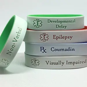 Medical Emergency Contact Bracelet - Custom Medical Alert Bracelet for Unisex Use