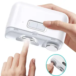 Electric Nail Clipper, Automatic Electric Nail Trimmer, Automatic Nail Polisher, Manicure Nail Care Tool for DIY Nails, Home & Travel