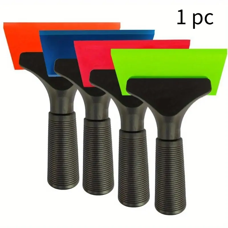 Rubber Squeegee Household Squeegee Window Scraper Glass Wiper Car Cleaner Home Tools Brush For Washing Windows Glass Ceramic Floor Cleaning Cleaning Supplies B69