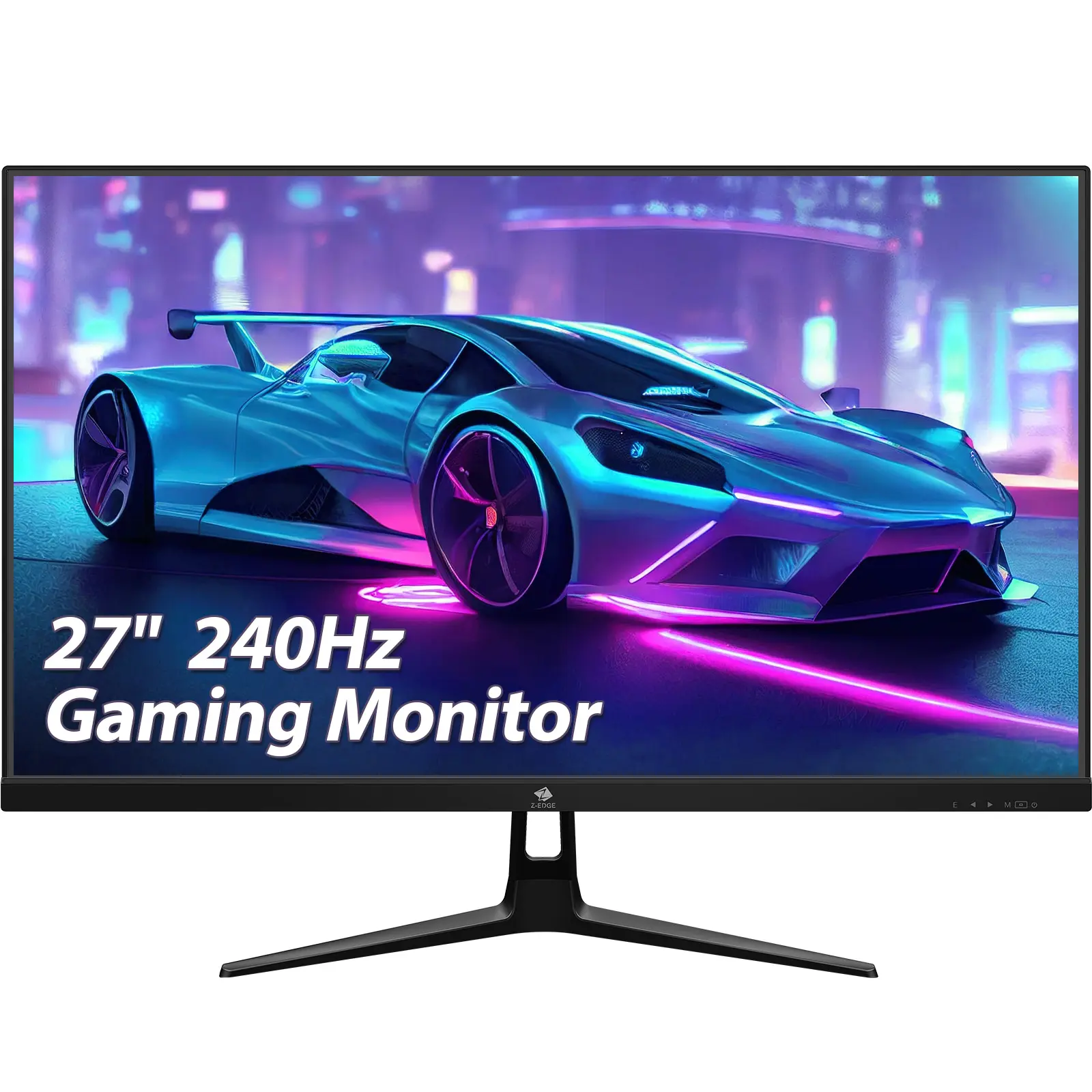 Z-EDGE 27" FHD 1920x1080 240Hz IPS Gaming Monitor - Frameless LED, 1ms Response Time, Blue Light Filter, Flicker Free, Ergonomic Design, VESA Mount, DP, Dual Monitor Workstation Compatible, Anti-Light Screen, Father's Day Gift, Monitors