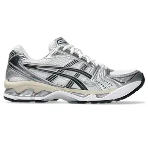 ASICS Gel-Kayano 14 Men's Workout Sneakers - White Graphite Grey, 1203A537-110, Mesh Upper, Chunky Closed Mesh Toe, Athletic Running Shoes