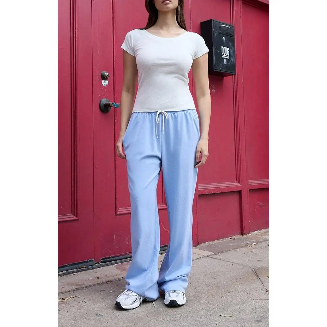 John Galt Women's Light Blue Anastasia Tie Sweatpants