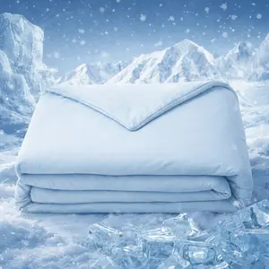 Ultra Soft Cooling Comforter for Hot Sleepers – Lightweight, Skin-Friendly & Breathable Quilt for All Seasons, Keeps You Cool in Summer and Cozy in Winter, Machine Washable Bedding for Bed or Couch, Winter Bedroom Essential，Gift for Mother’s Day