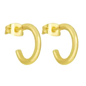 EVRY JEWELS Gold or Silver Plated Women's Hypoallergenic Soho Hoops