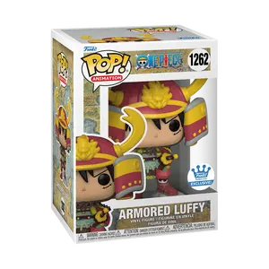 Funko Pop! One Piece - Armored Luffy (Common) #1262 Exclusive (Sticker may vary) Collectible Pop Vinyl Figure