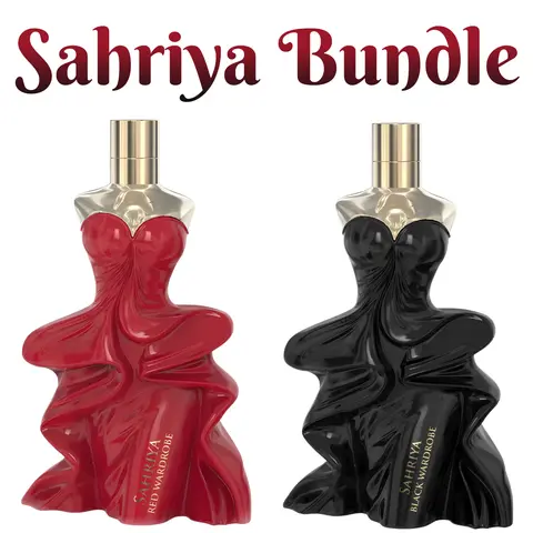 Sahriya Bundle By Amaran | Sahriya Red Wardrobe | Sahriya Black Wardrobe | Women 100 ML (3.4 FL OZ) Eau De Parfum